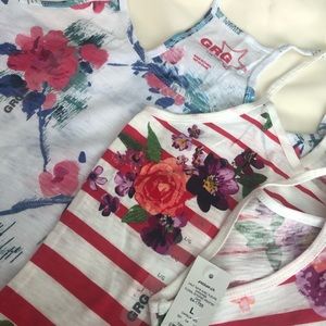 Brand New 2 x Garage Racer Back Tank Tops